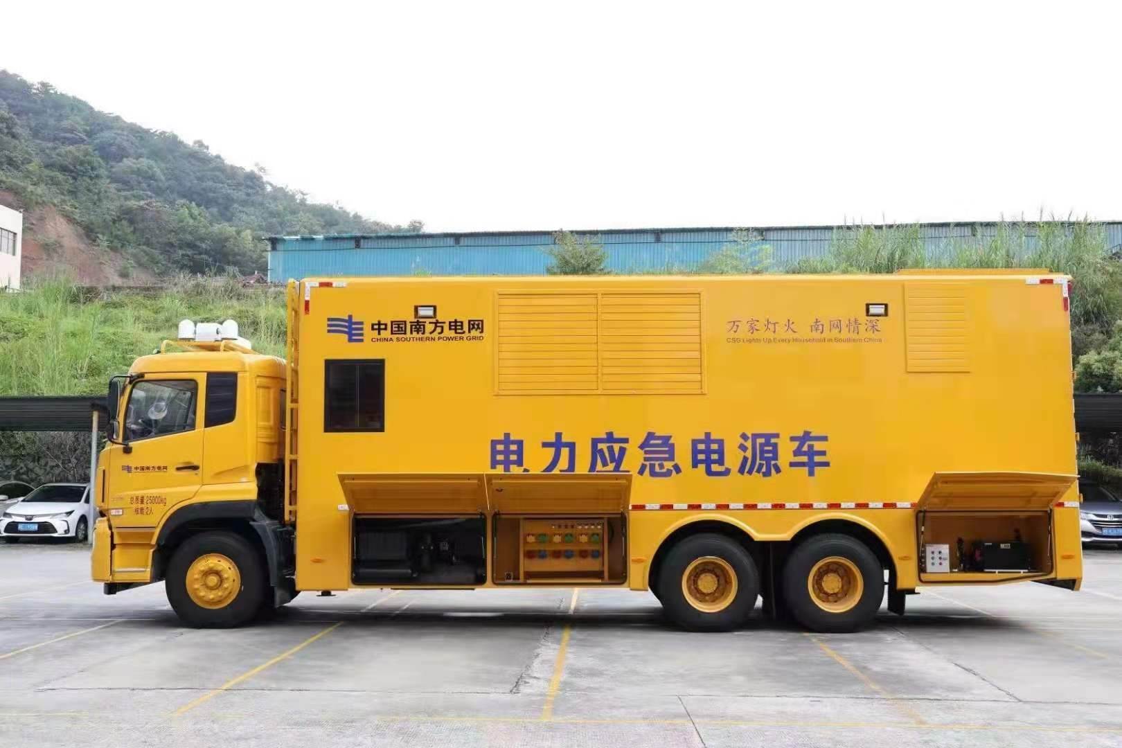米林安康大型柴油发电机发电车UPS电源出租租赁